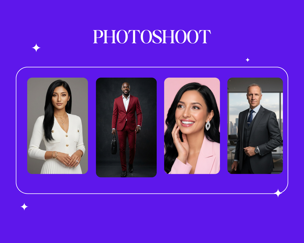 Professional AI Headshot Portrait - LinkedIn Profile Photo - Pearl & Indigo