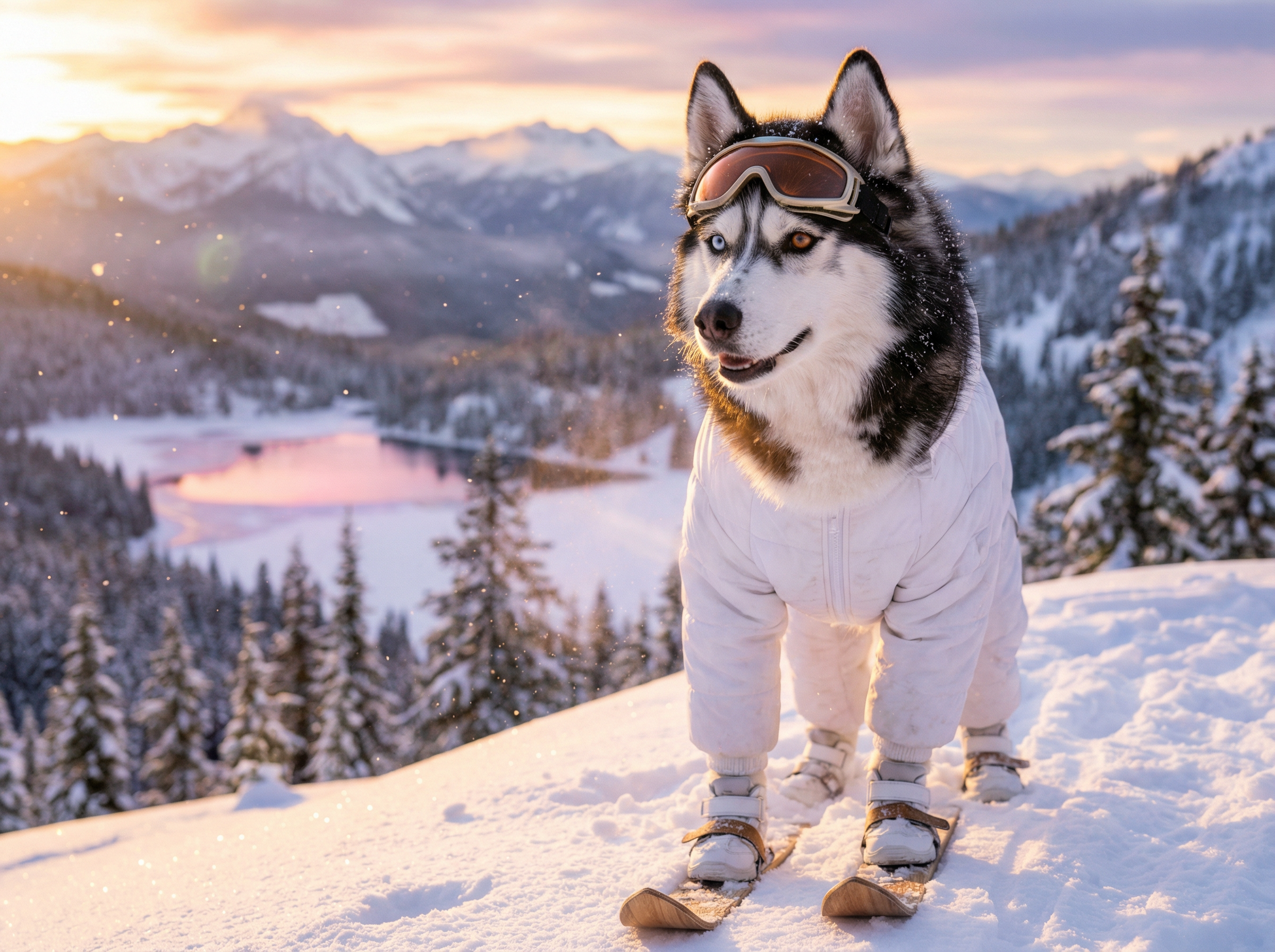 AI Pet Portraits - Pearl & Indigo