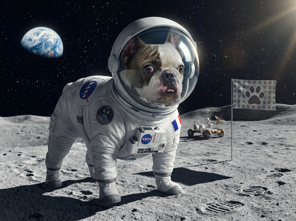 AI Pet Portraits - Pearl & Indigo