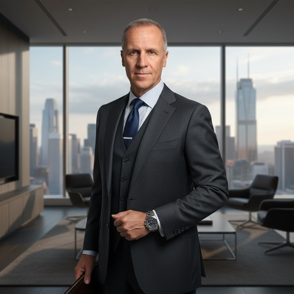Professional AI Headshot Portrait - LinkedIn Profile Photo - Pearl & Indigo